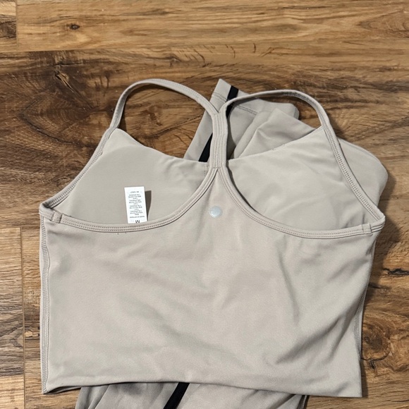 Women's Beige and Black Activewear Set - Picture 3 of 5